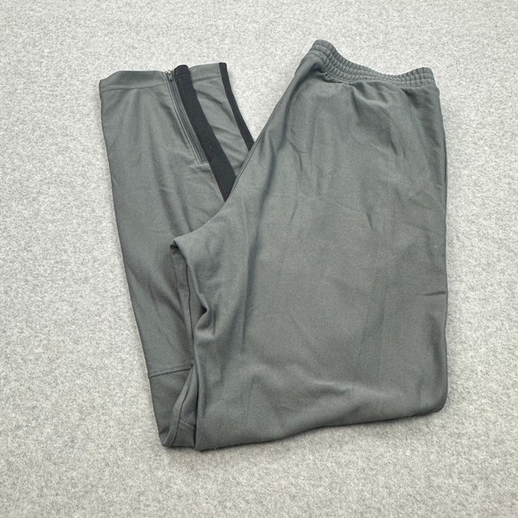 Under Armour Fitted Track Pants Zipper Leg Athletic Gray‎ XL - Picture 1 of 8